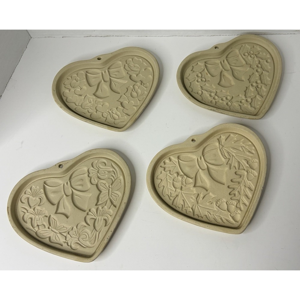 Pampered Chef Stoneware Mold‎ Trivet Autumn Wreath 2003 Limited Edition